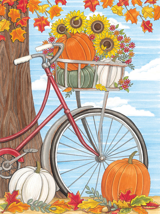 Fall Bicycle Canvas Print