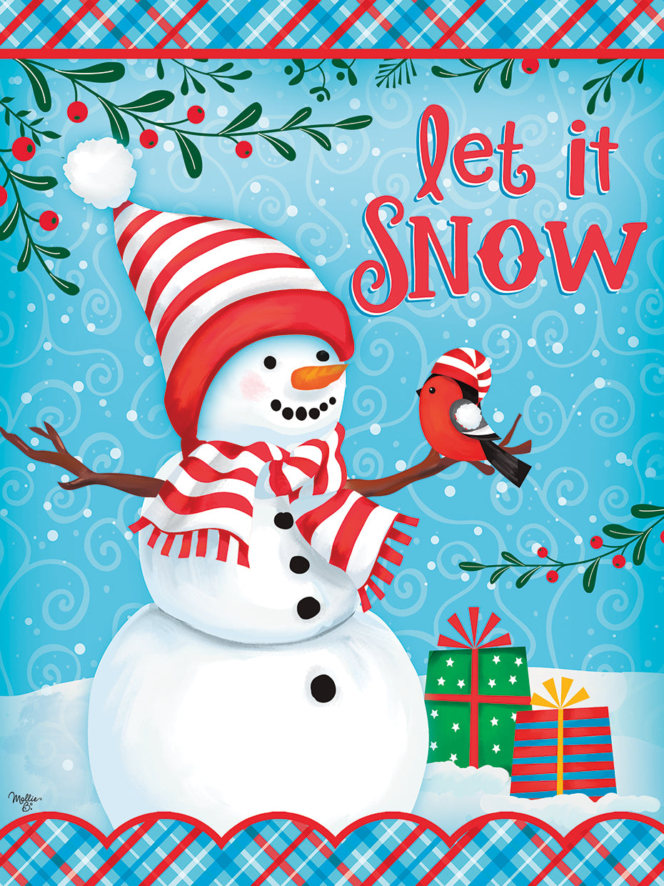Snowman and Bird