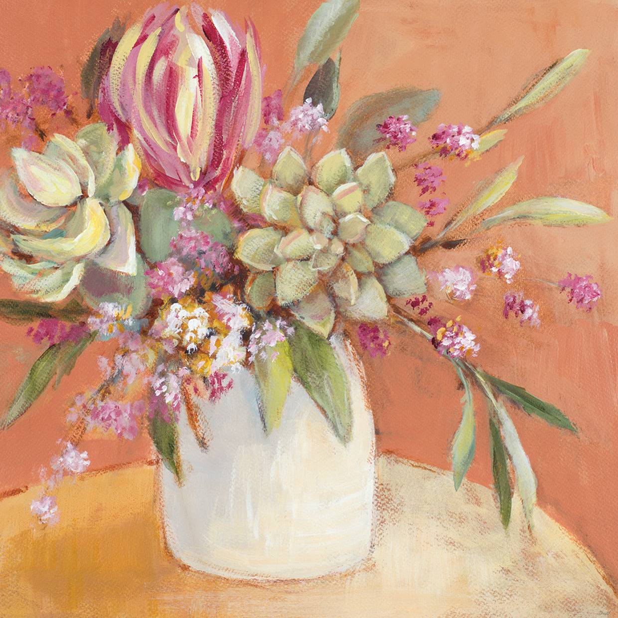 Succulents with a Rosy Outlook I