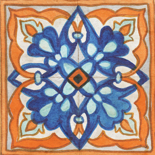 Colorful Tile II Canvas Print