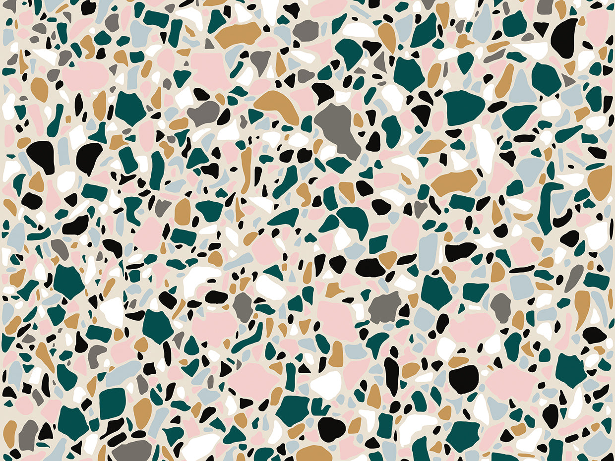 Teal Terrazo