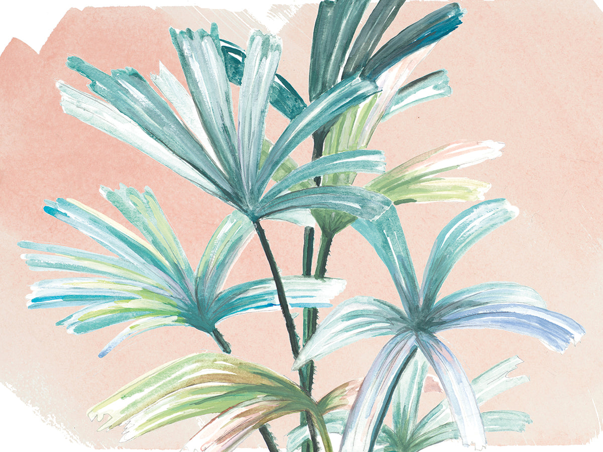 Jungle Gems on Blush I