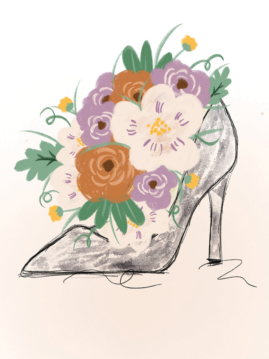 Floral Bloom Heel