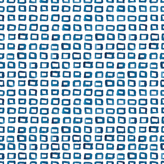 Blue Southwest Pattern II Canvas Print