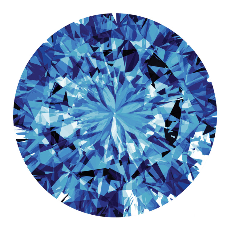 Shine On en azul Lienzo