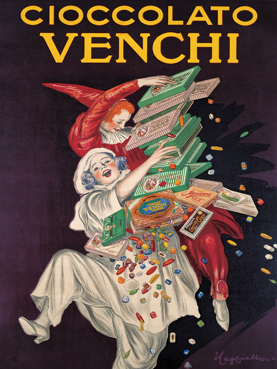 Leonetto Cappiello's Cioccolato Venchi Canvas Art Prints | Fine