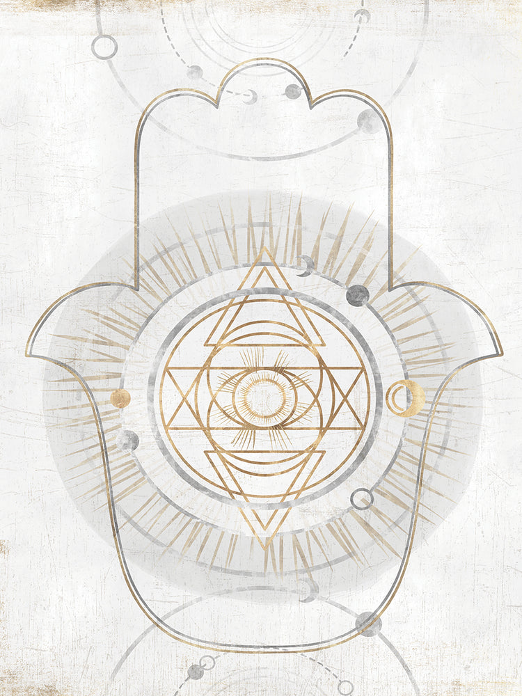 Oro Hamsa I Lienzo