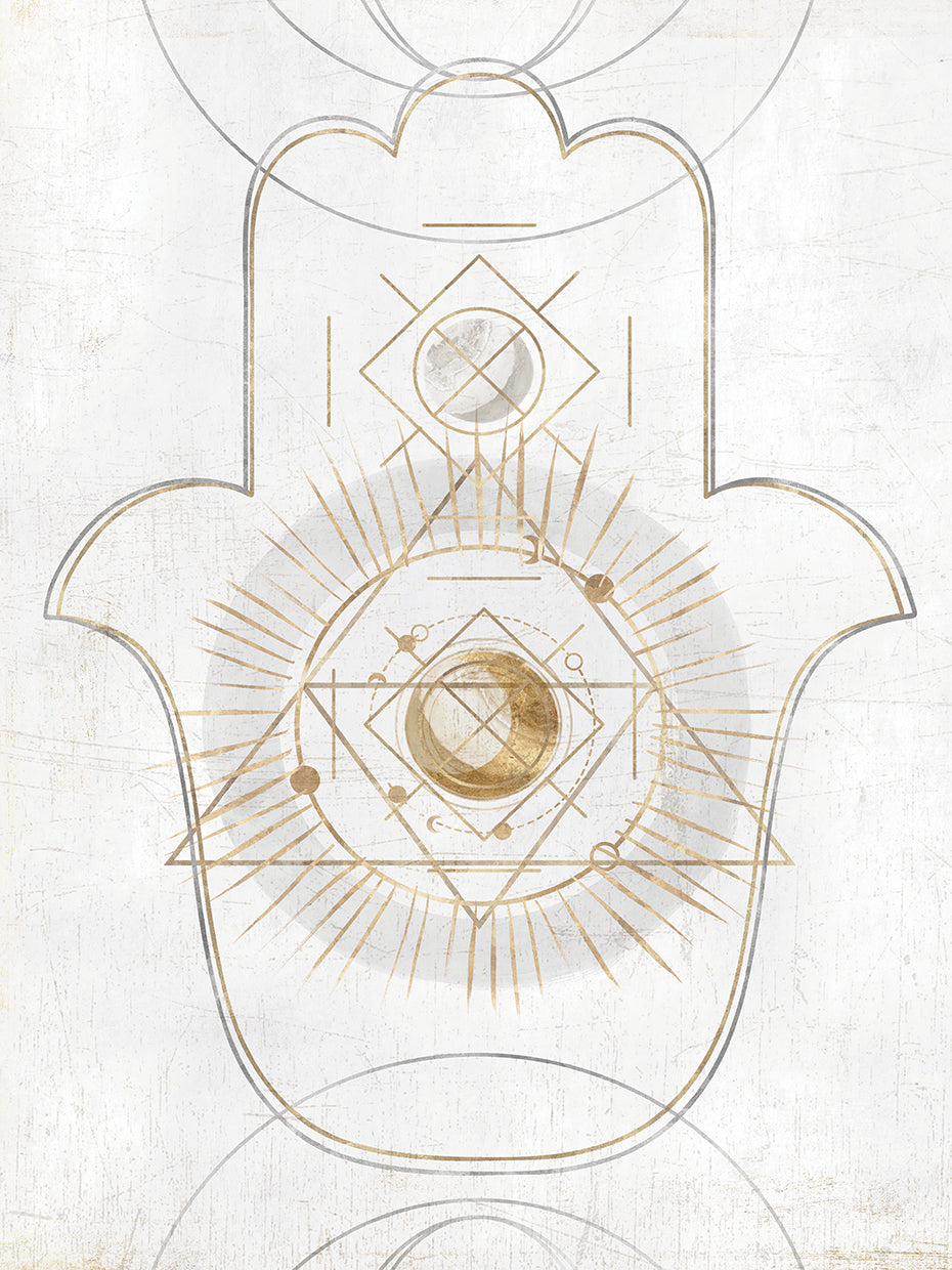 Oro Hamsa II Lienzo