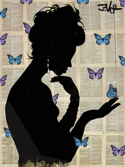 Blue Butterflight Canvas Print
