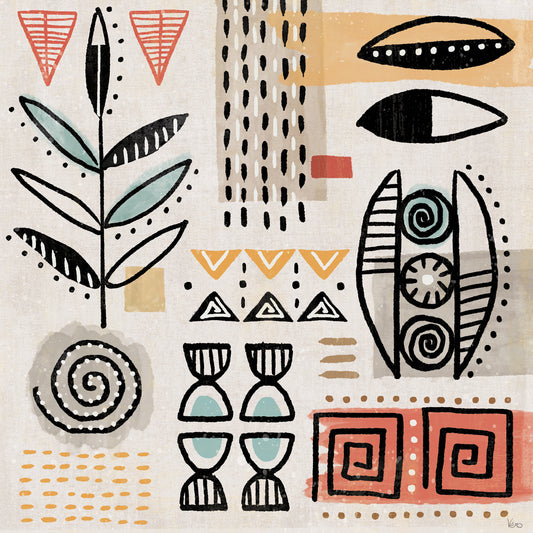 Tribal Tones V Canvas Print