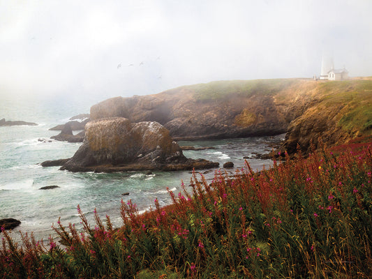 Lighthouse Fog Canvas Print