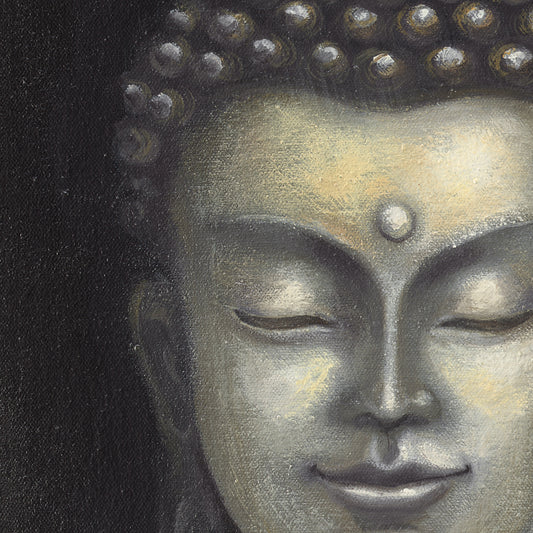 Serene Buddha I Crop Canvas Print