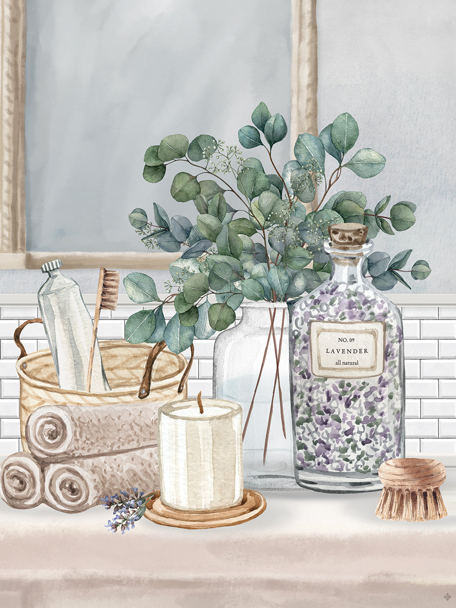 Simple Living Bathroom 9