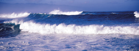 Waves in the ocean, Waimea Bay, Hawaii, USA Canvas Print