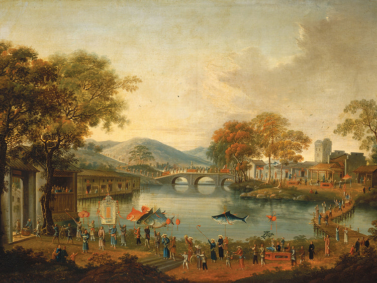 Procession by a Lake,Â 19th century