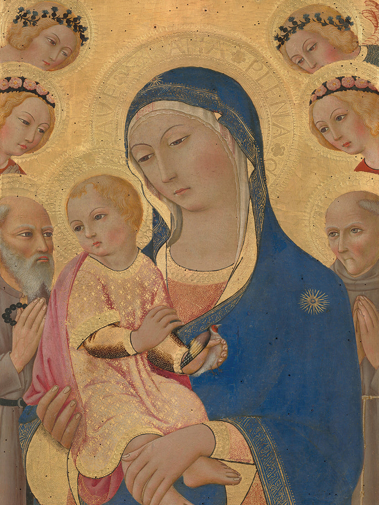 Madonna and Child with Saint Jerome, Saint Bernardino, and Angels c. 1460/1470