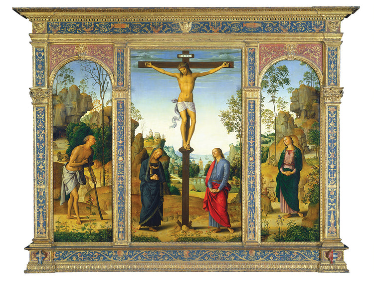 The Crucifixion with the Virgin, Saint John, Saint Jerome, and Saint Mary Magdalene c. 1482/1485