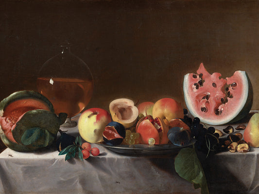 Still Life with Fruit and Carafe c.1610/1620