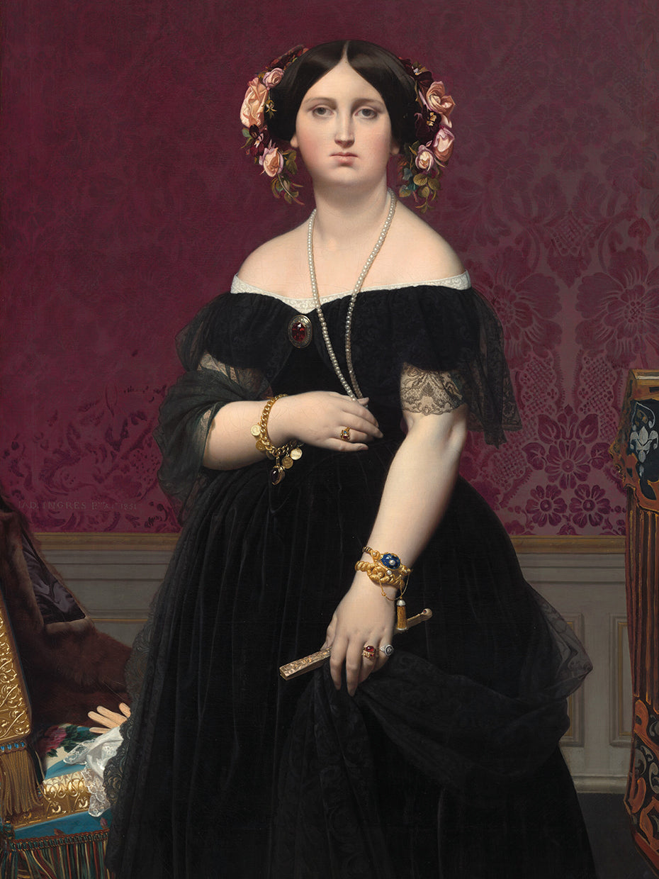 Madame Moitessier c 1851