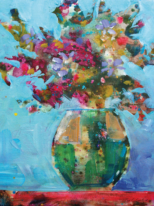 Flower Vase 252 Canvas Print