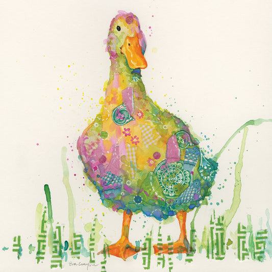 Spring Duck Canvas Print