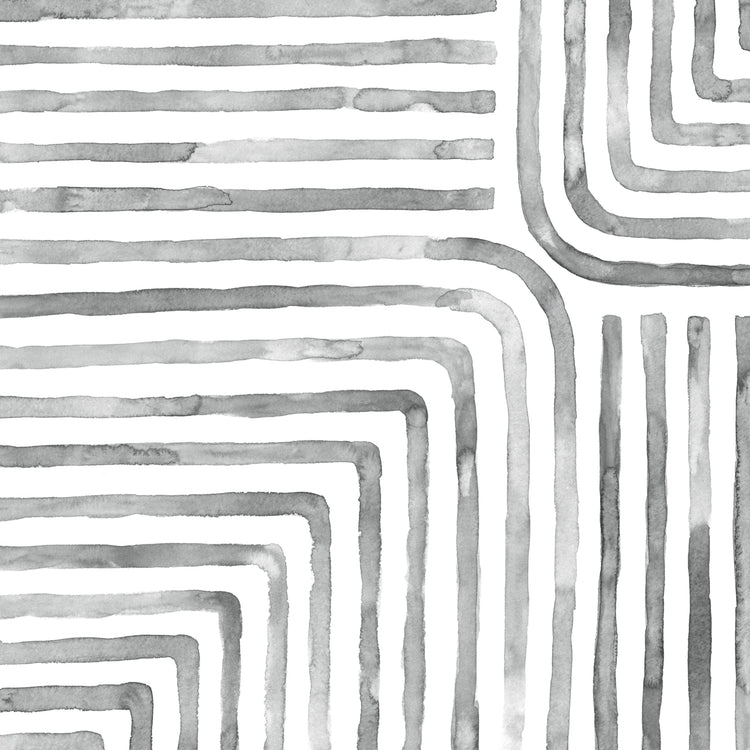 Watercolor Abstract Lines