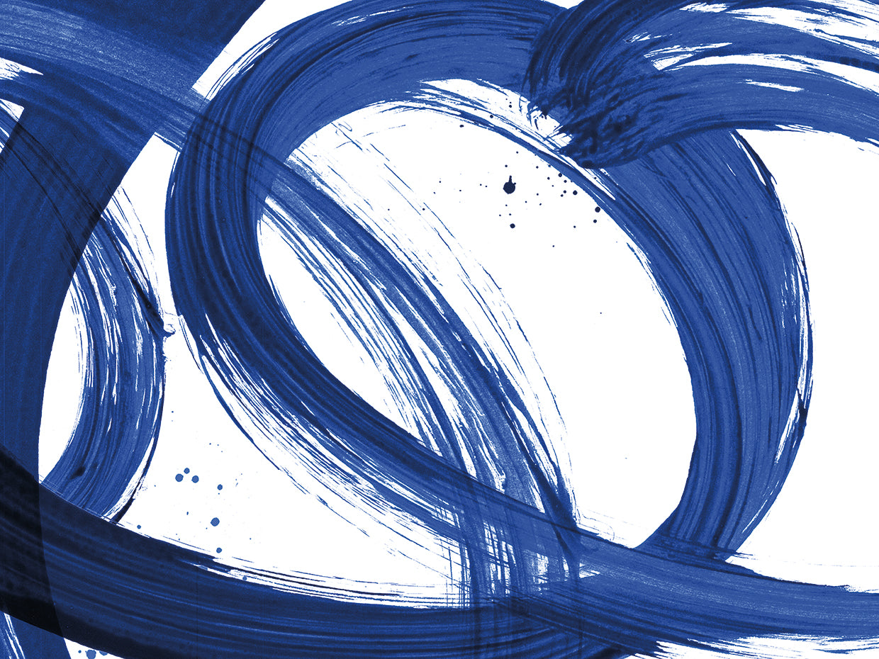 Bucles abstractos IV Horizontal Lienzo