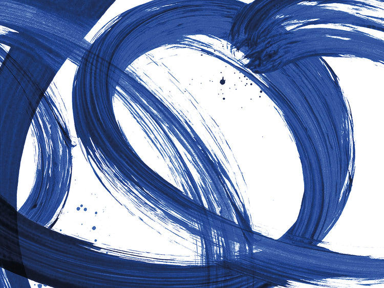 Bucles abstractos IV Horizontal Lienzo