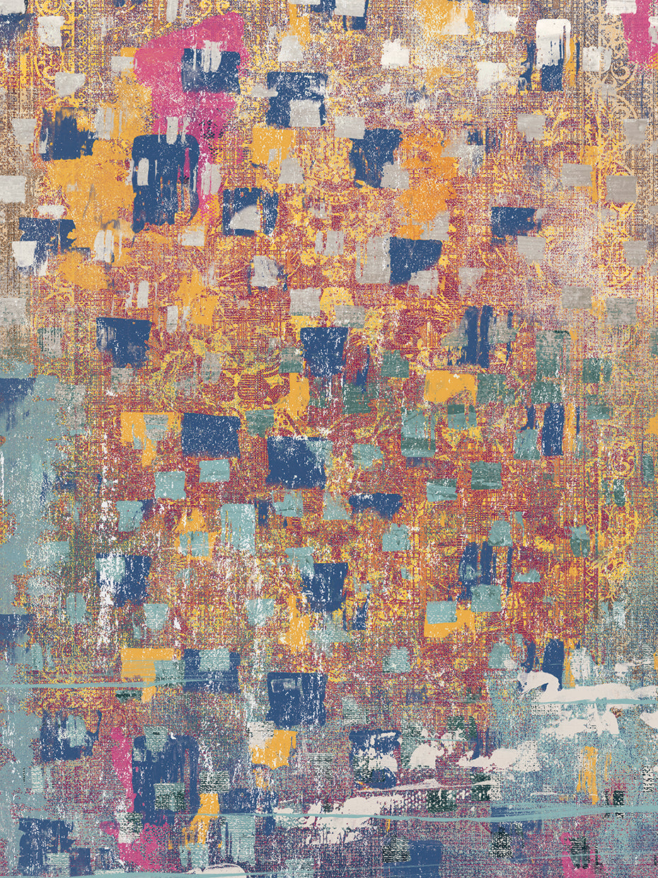 Gold Abstract Rug