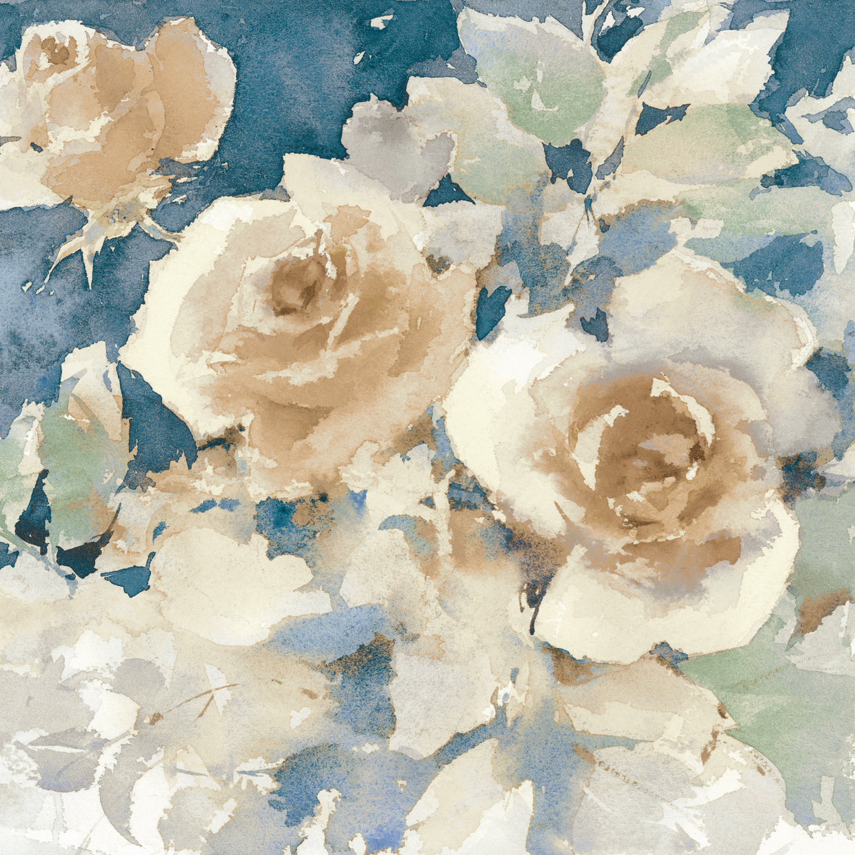 Rosas de acuarela Lienzo