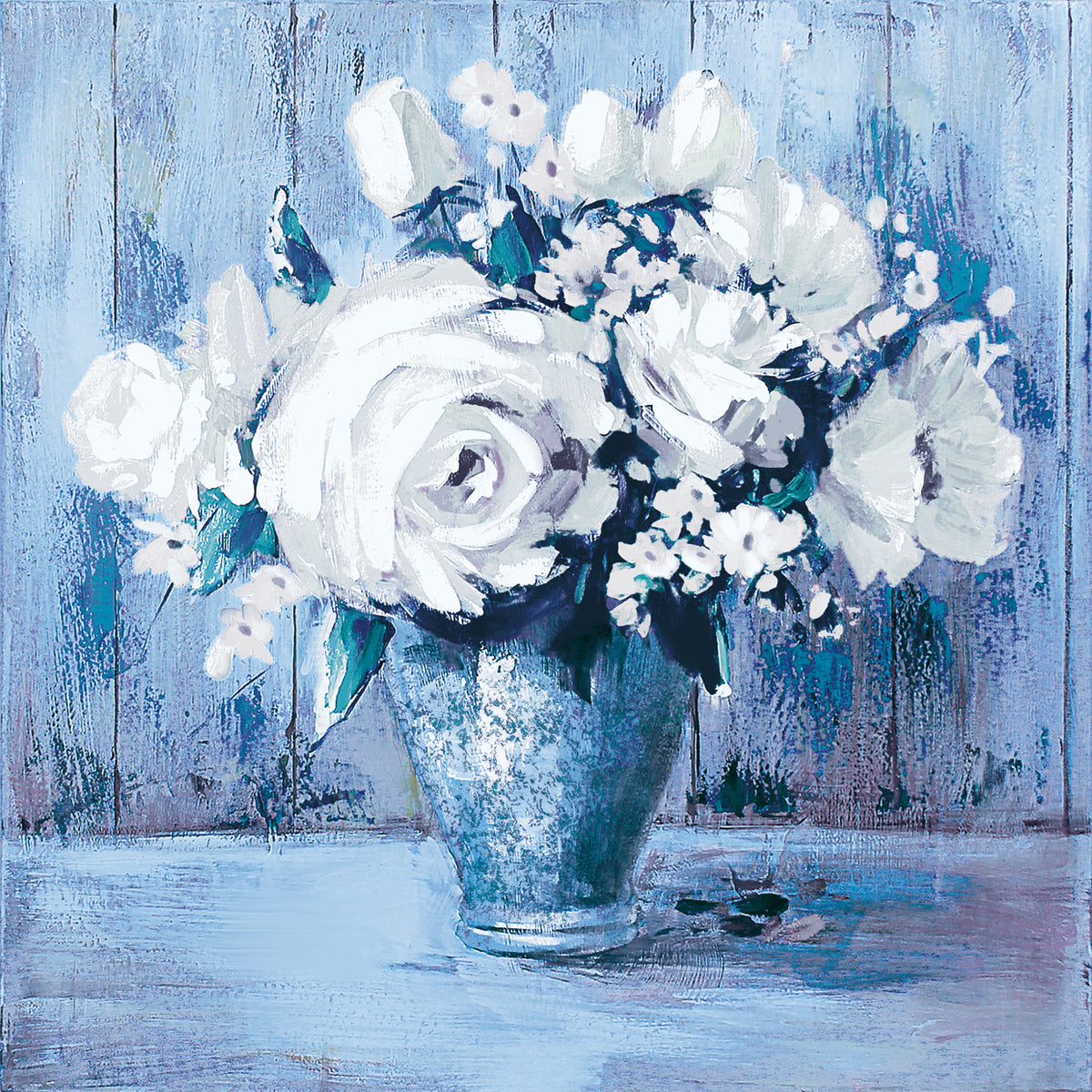 White And Sage Florals 2
