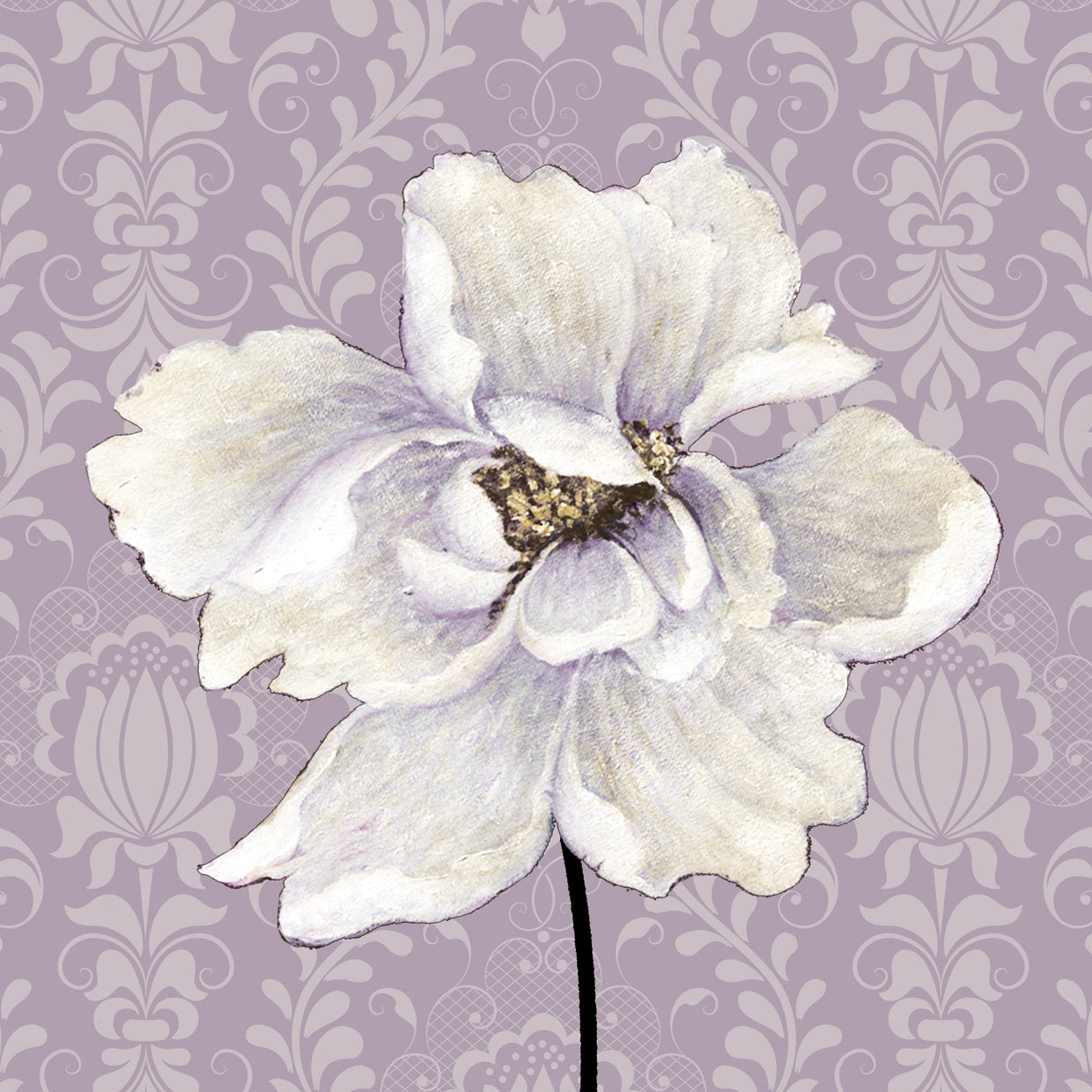 Lavanda Brocade Faith-B Lienzo