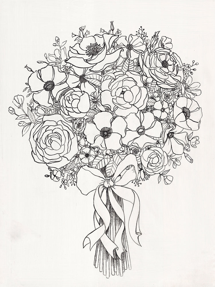 Precioso ramo floral Lienzo