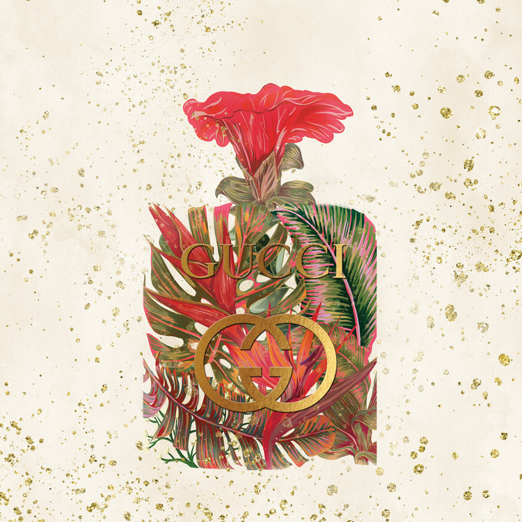 Glam Tropical Perfume Bottle II