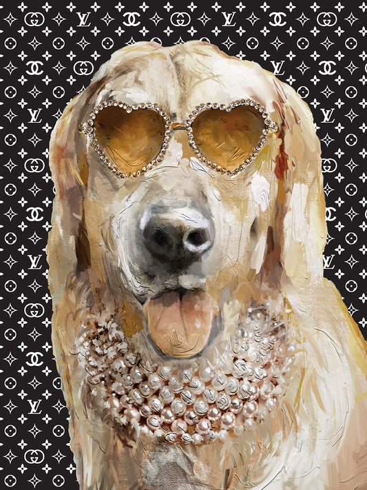 Doggie Diva I Canvas Print