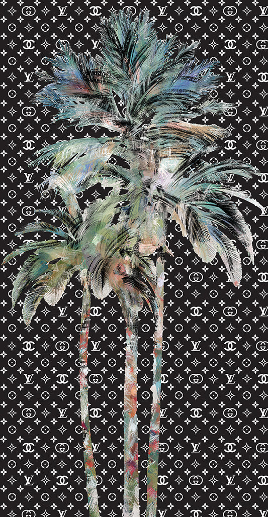 Rainbow Palm I Canvas Print