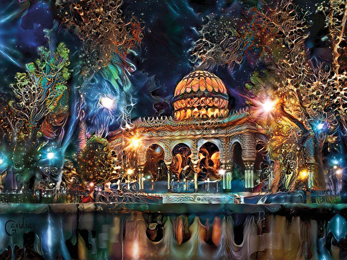 Mexico City Kiosk in the Alameda de Santa Mari?a la Ribera Ver2