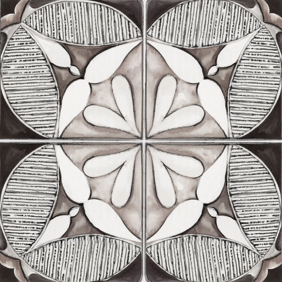 Decorative Tile I Wall Art by Eva Watts | Fine Art Canvas