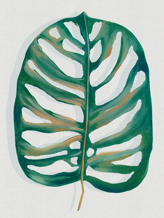 Modern Tropic Leaf I Canvas Print