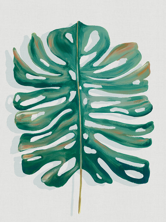 Modern Tropic Leaf II Canvas Print