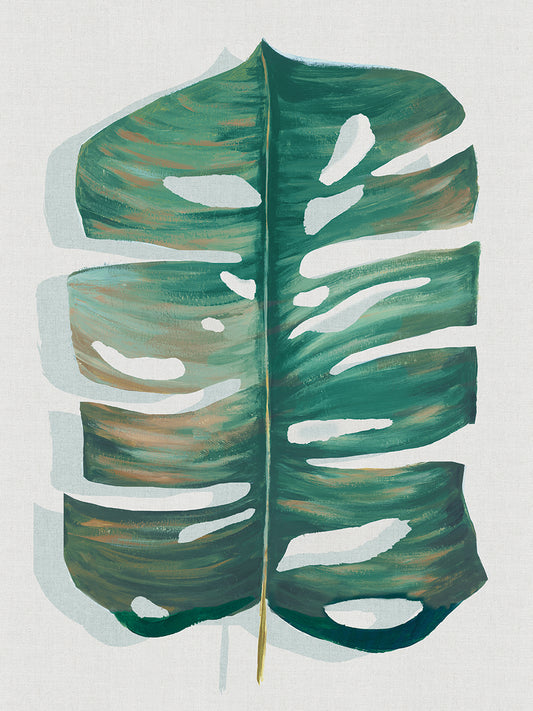 Modern Tropic Leaf III Canvas Print