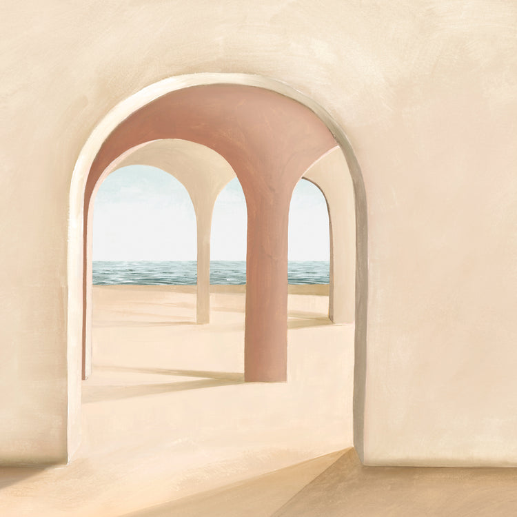 Ventana arqueada Lienzo