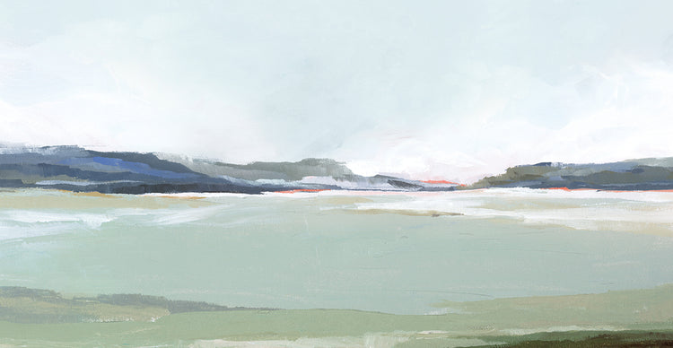 Vista junto al lago I Lienzo