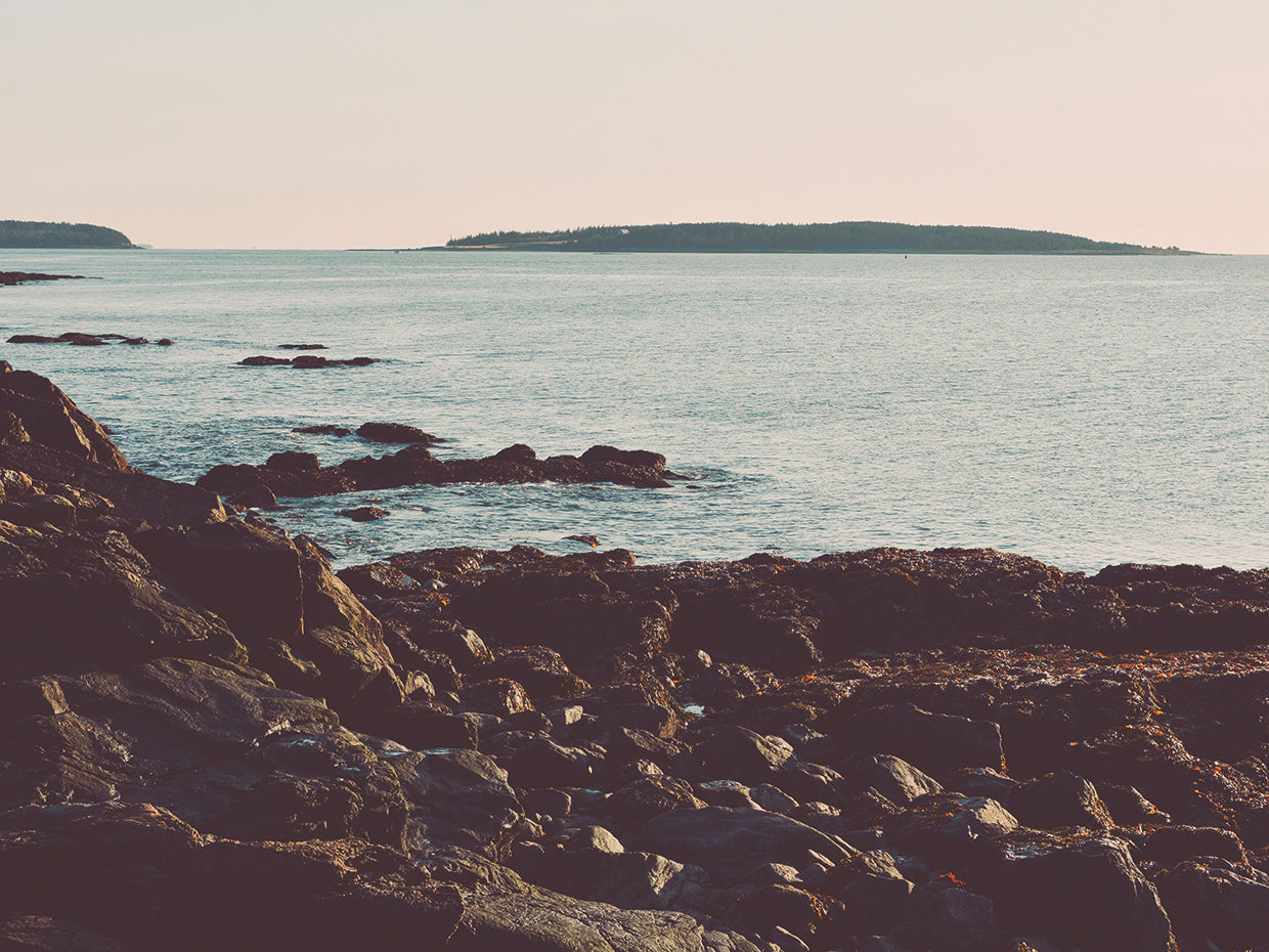 Across the Sea at Dusk