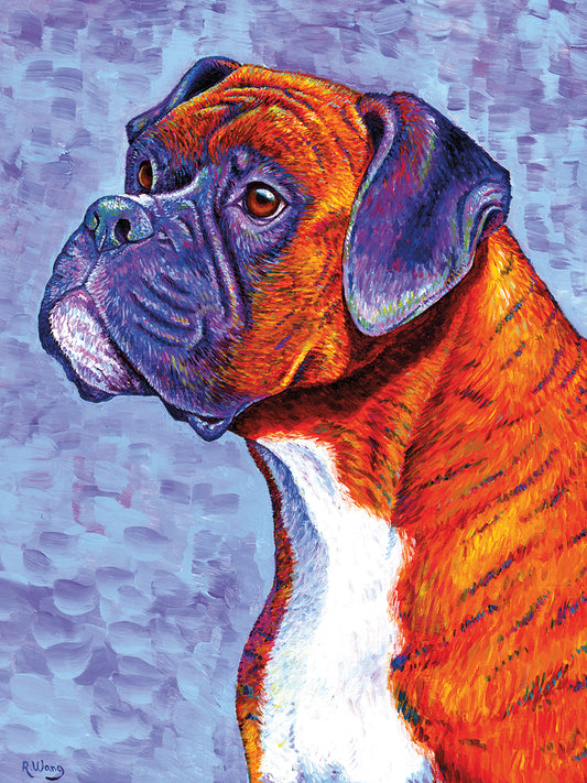 Brindle Boxer Dog Canvas Print