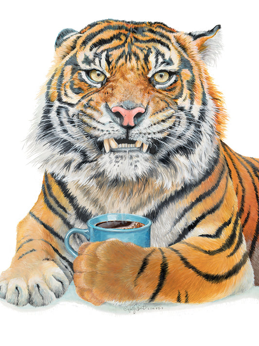 Too Early Tiger Canvas Print