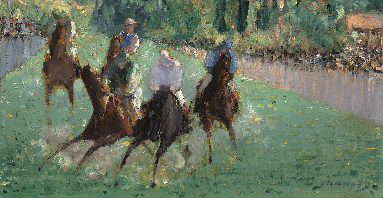 At the Races (c. 1875)