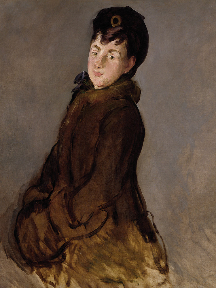 Portrait of Isabelle Lemonnier with a Muff (About 1879-80)