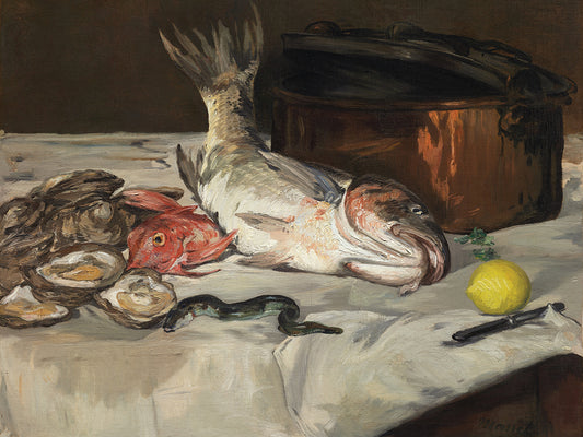 Fish (Still Life) (1864) Canvas Print