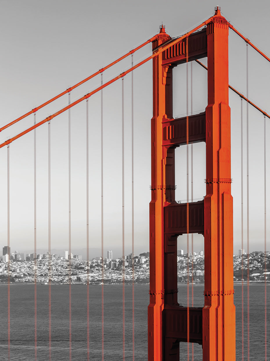SAN FRANCISCO Golden Gate Bridge | colorkey